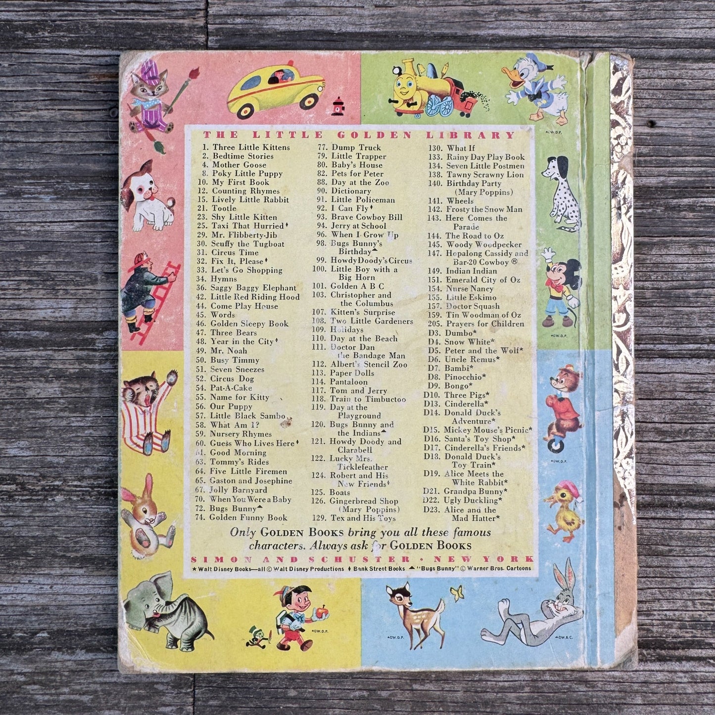 Walt Disney’s The Ugly Duckling , Little Golden Book, 1952, "A" - Pretty Old Books