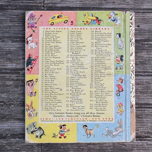Walt Disney’s The Ugly Duckling , Little Golden Book, 1952, "A" - Pretty Old Books