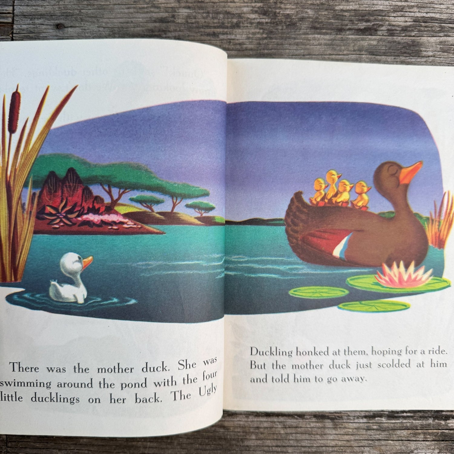 Walt Disney’s The Ugly Duckling , Little Golden Book, 1952, "A" - Pretty Old Books