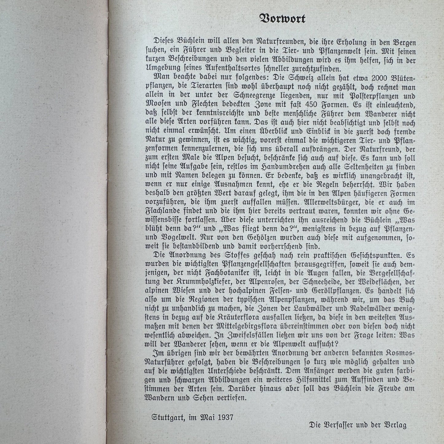 Was find ich in den Alpen? Identification Guide to Alpine Plants & Animals (1937) - Pretty Old Books