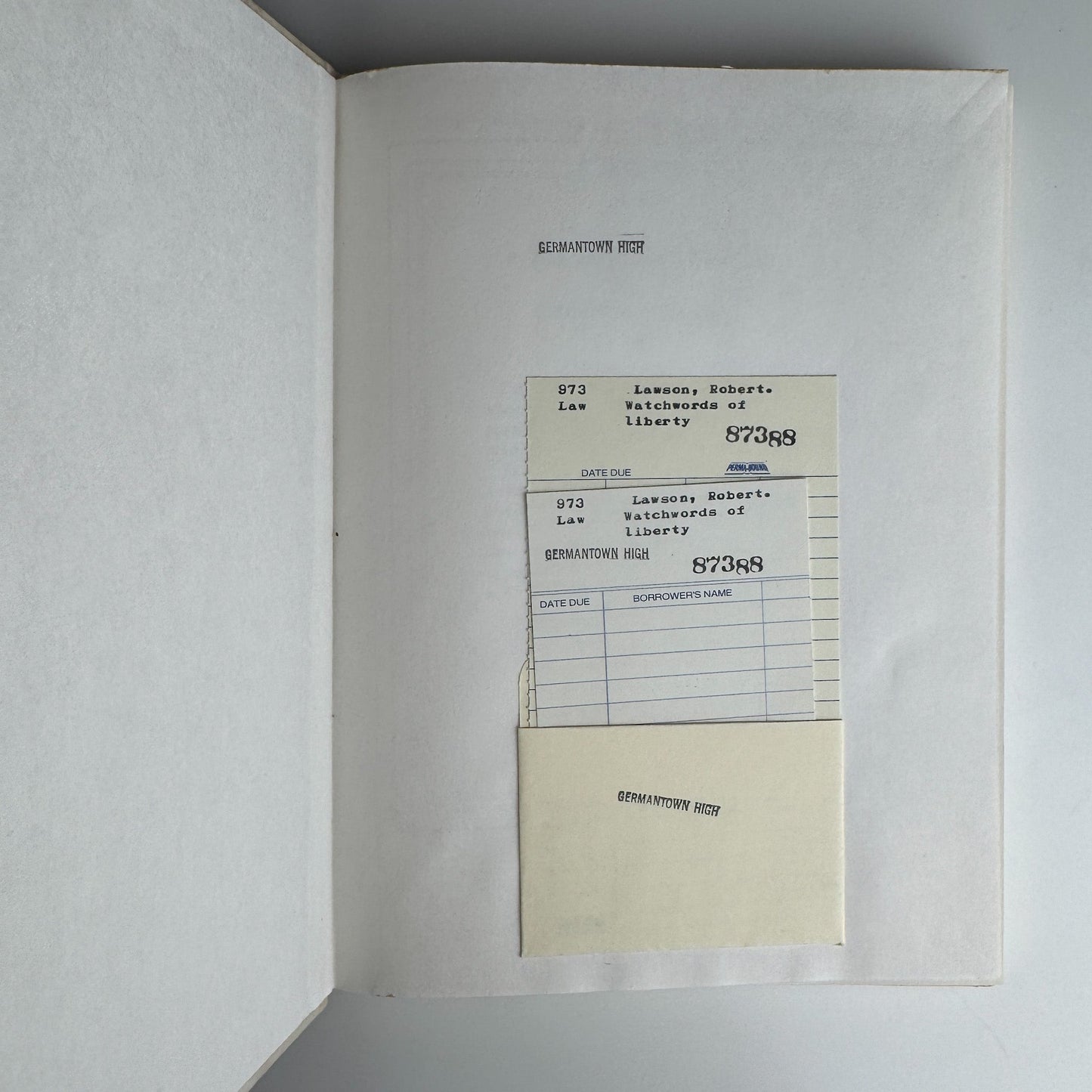 Watchwords of Liberty by Robert Lawson, 1986 - Pretty Old Books