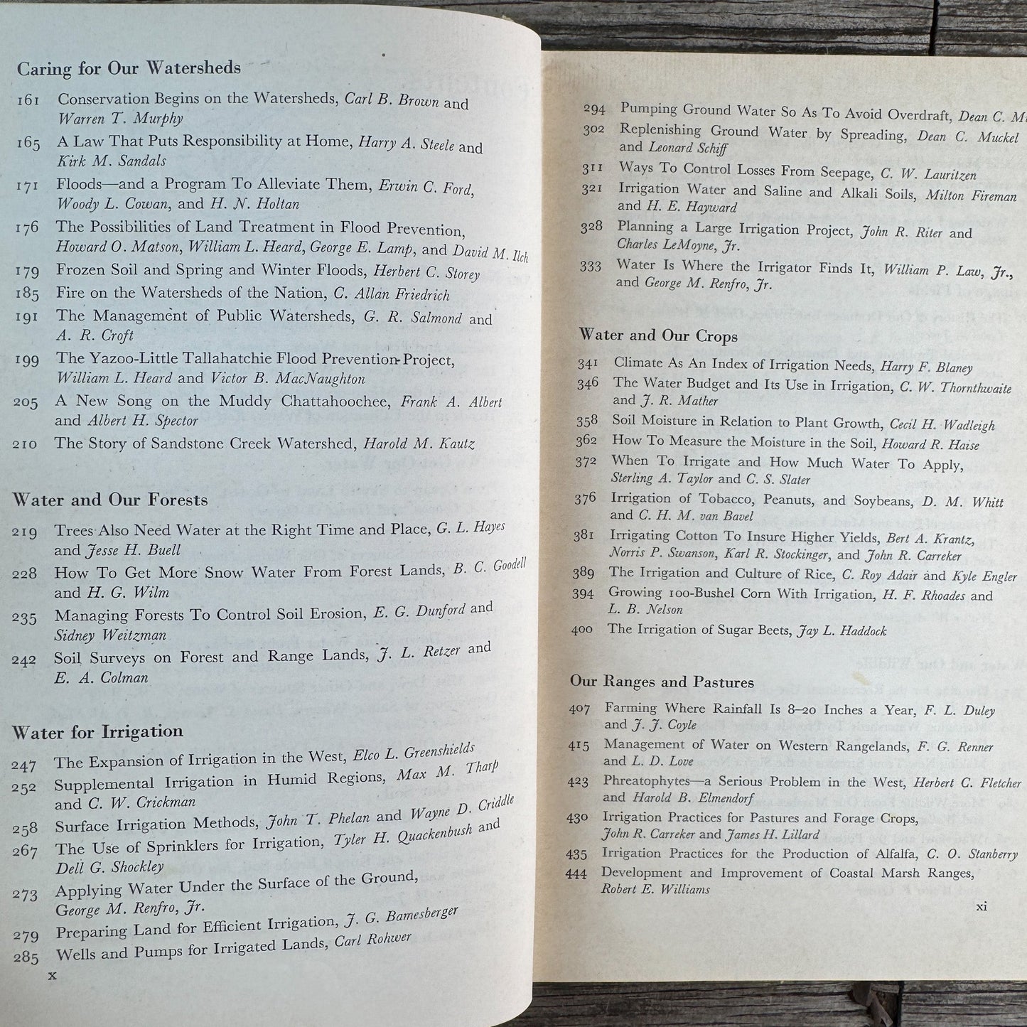Water: The Yearbook of Agriculture, United States Department of Agriculture, 1955 - Pretty Old Books