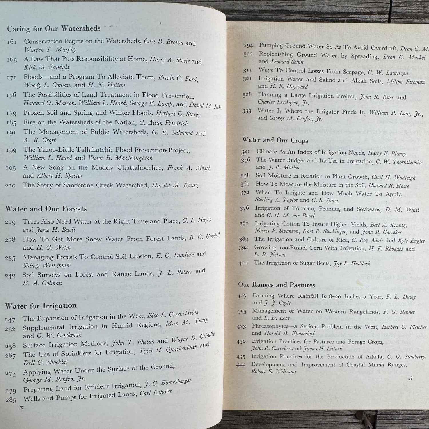Water: The Yearbook of Agriculture, United States Department of Agriculture, 1955 - Pretty Old Books