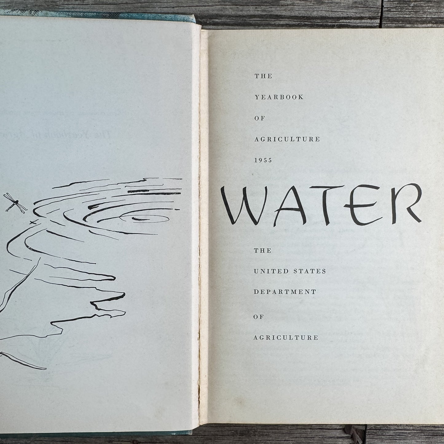 Water: The Yearbook of Agriculture, United States Department of Agriculture, 1955 - Pretty Old Books