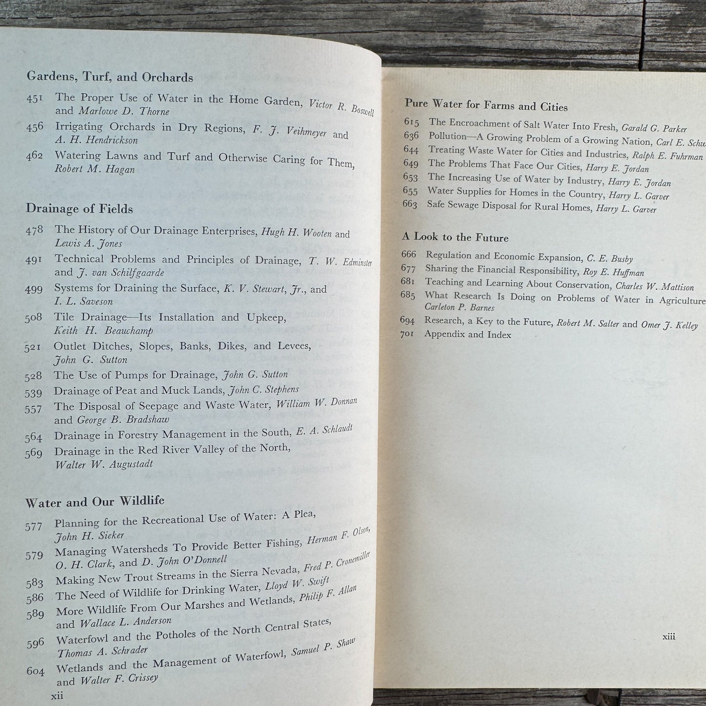 Water: The Yearbook of Agriculture, United States Department of Agriculture, 1955 - Pretty Old Books