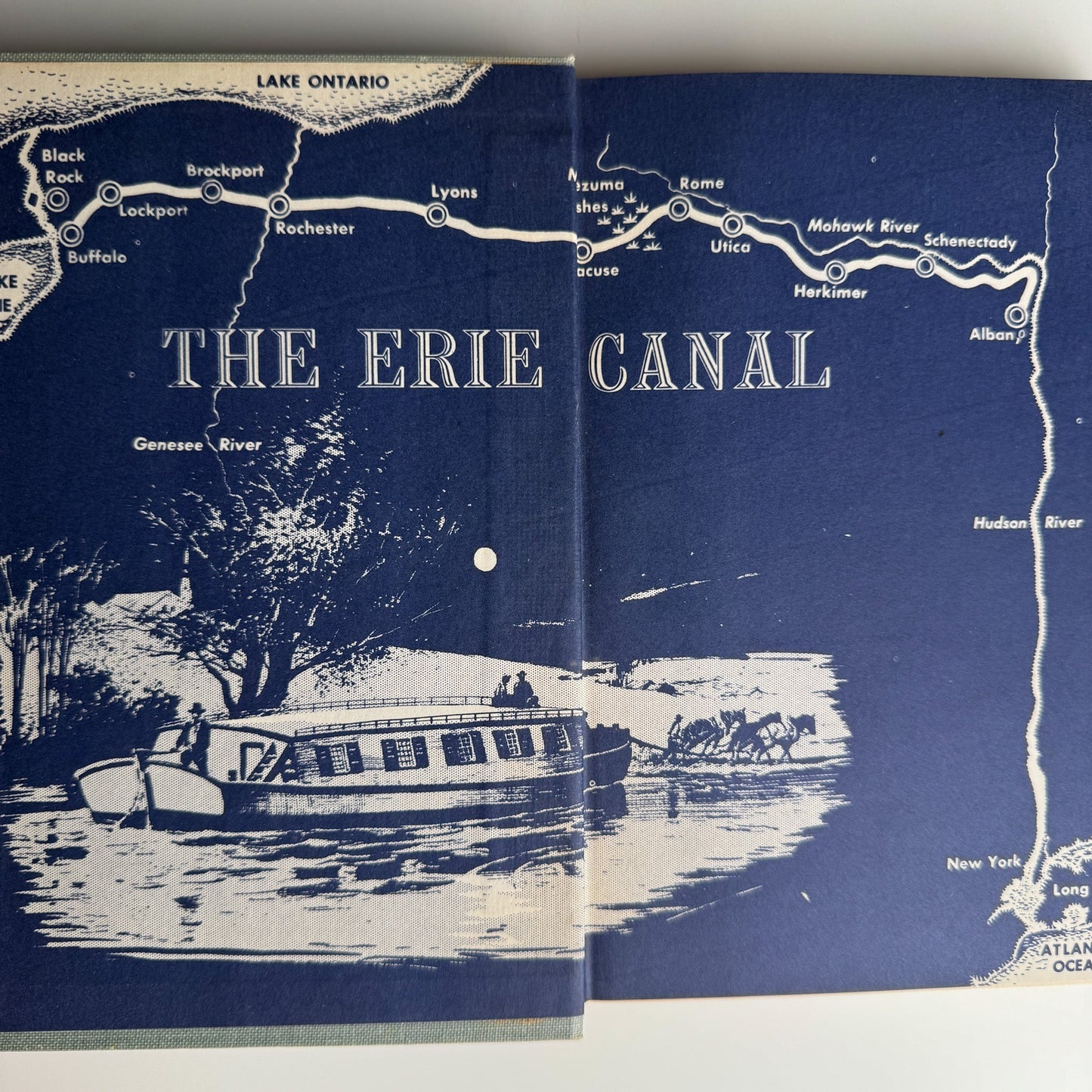We Were There at the Opening of the Erie Canal by Enid Lamonte Meadowcroft (1958) - Pretty Old Books
