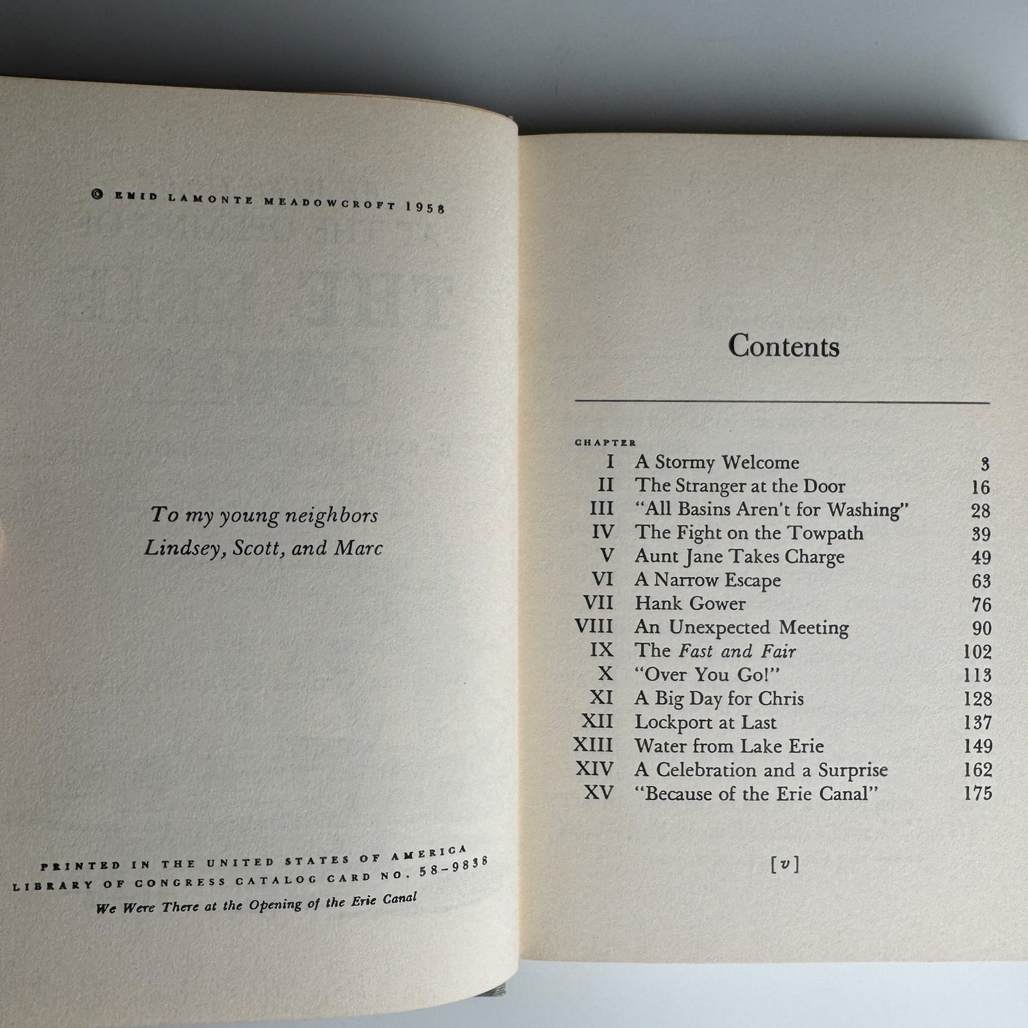 We Were There at the Opening of the Erie Canal by Enid Lamonte Meadowcroft (1958) - Pretty Old Books
