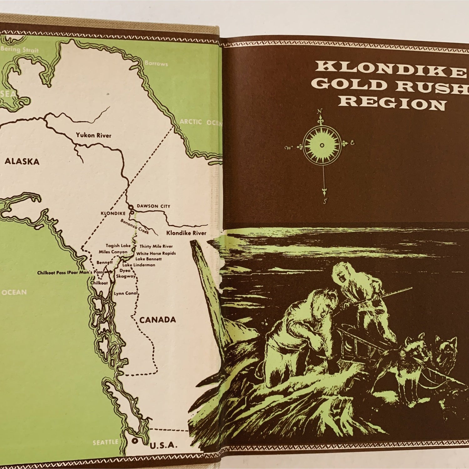 We Were There in the Klondike Gold Rush, Benjamin Appel, 1956 Hardcover - Pretty Old Books