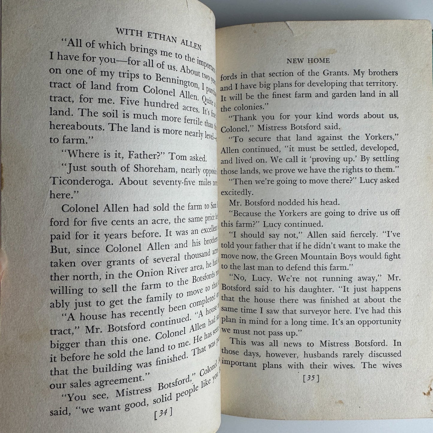 We Were There with Ethan Allen and the Green Mountain Boys by Robert N. Webb (1956) - Pretty Old Books