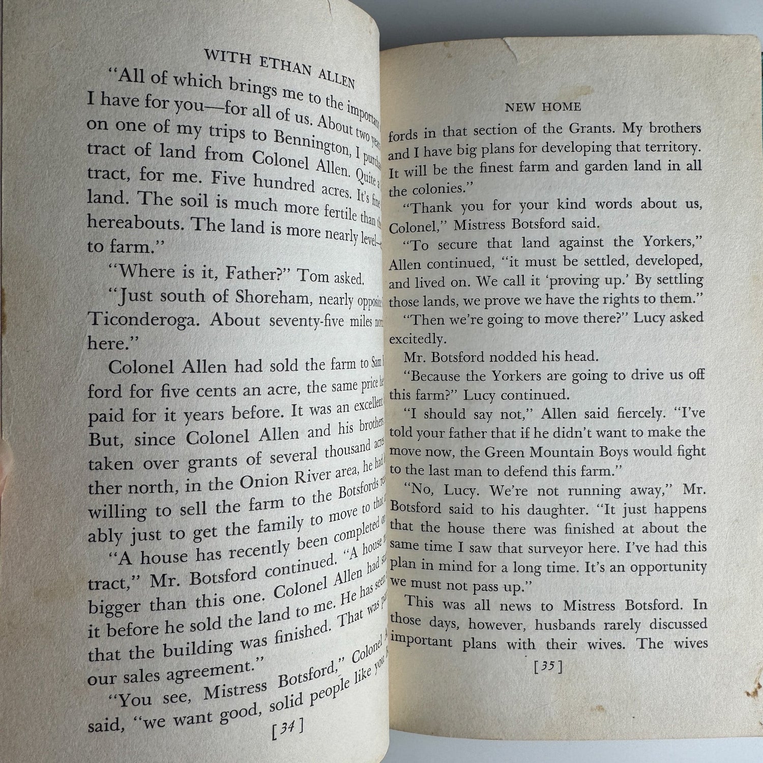 We Were There with Ethan Allen and the Green Mountain Boys by Robert N. Webb (1956) - Pretty Old Books