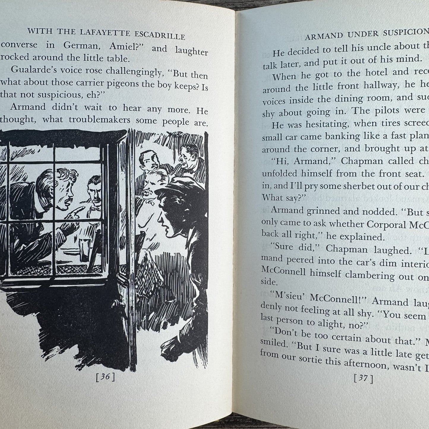 We Were There with the Lafayette Escadrille, Clayton Knight and K. S. Knight, 1961 - Pretty Old Books