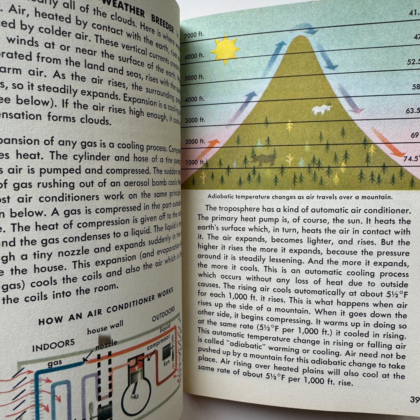 Weather: A Golden Guide to Phenomena and Forecasts 1957 Paperback - Pretty Old Books