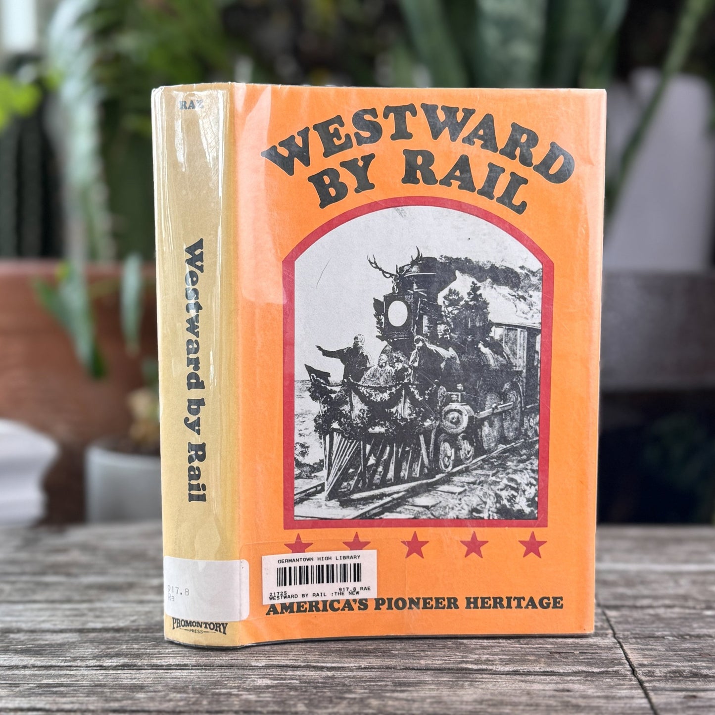 Westward By Rail, 1870s Railroad Journal, 1974 Edition Hardcover - Pretty Old Books