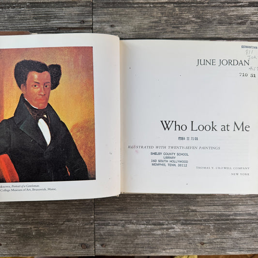 Who Look at Me – June Jordan – 1969 - Pretty Old Books