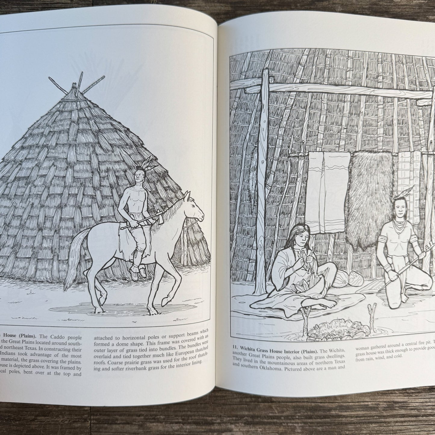 Wigwams, Longhouses and Other Native American Dwellings, Dover, 2004 - Pretty Old Books