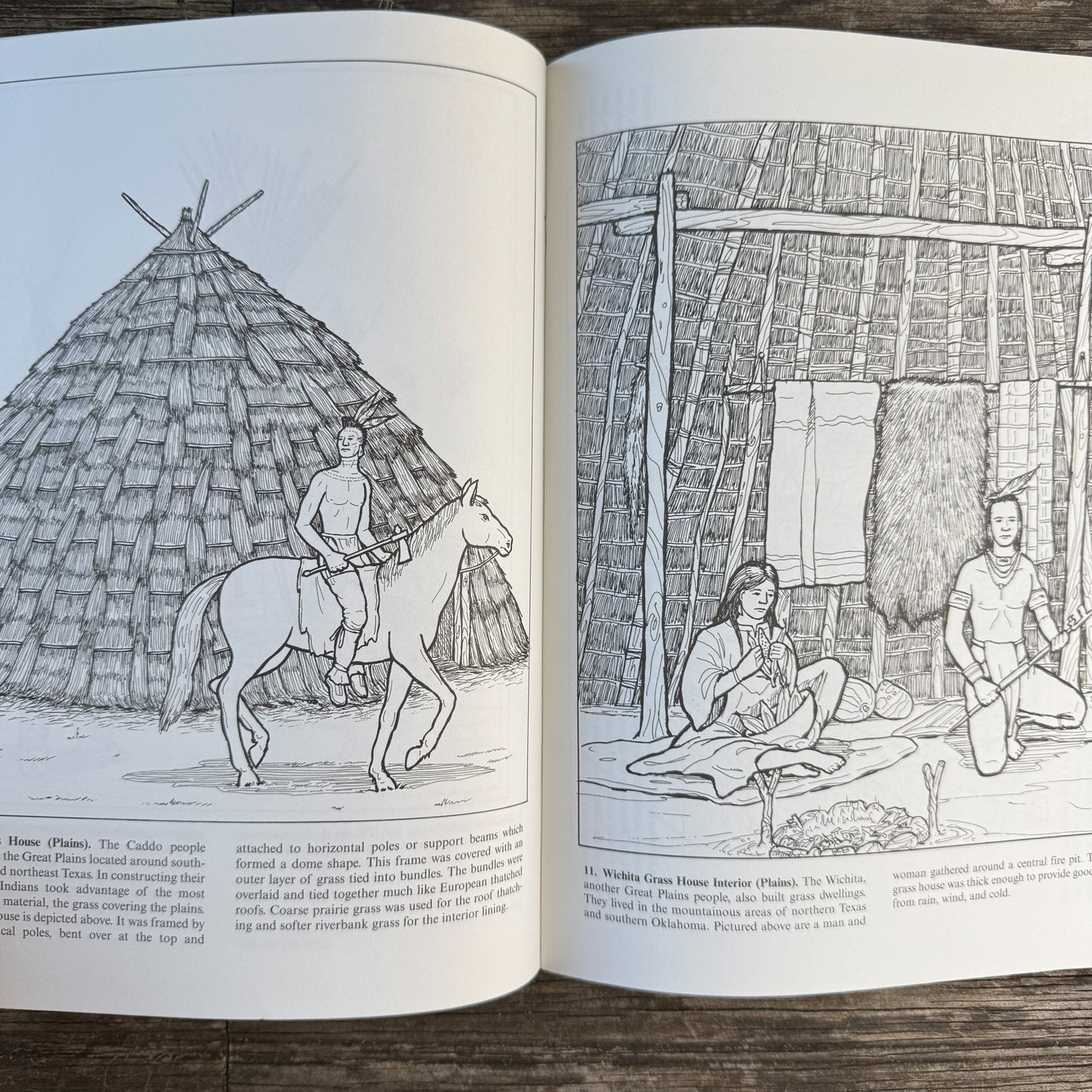 Wigwams, Longhouses and Other Native American Dwellings, Dover, 2004 - Pretty Old Books