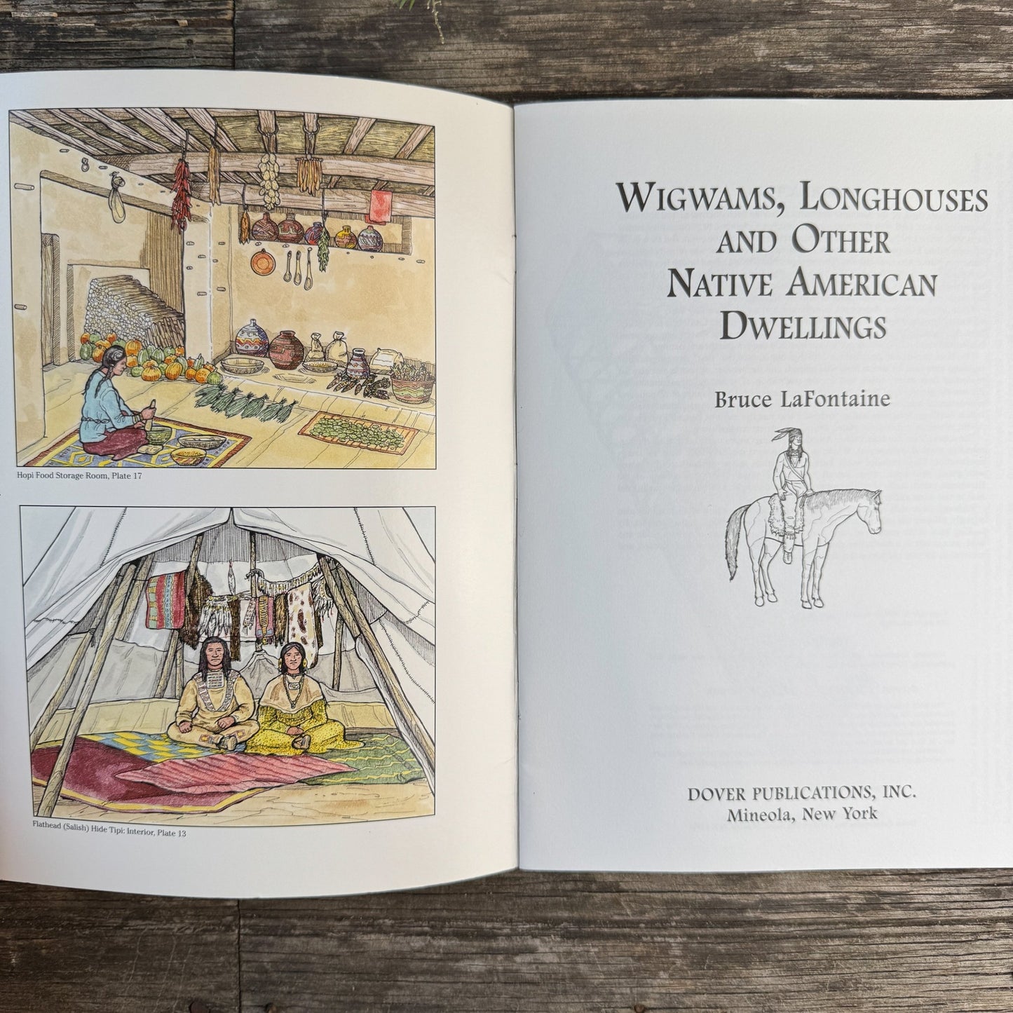 Wigwams, Longhouses and Other Native American Dwellings, Dover, 2004 - Pretty Old Books