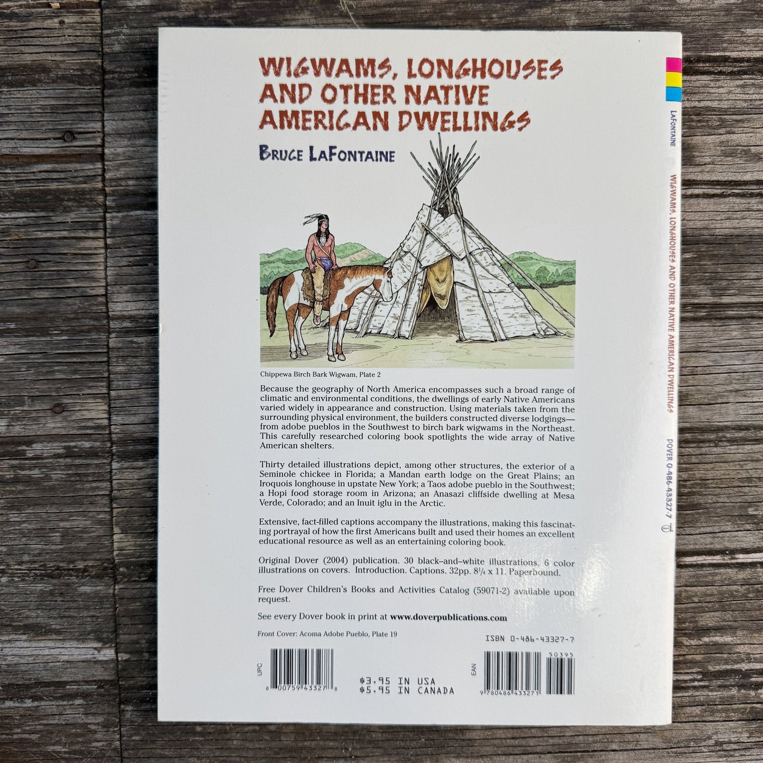 Wigwams, Longhouses and Other Native American Dwellings, Dover, 2004 - Pretty Old Books