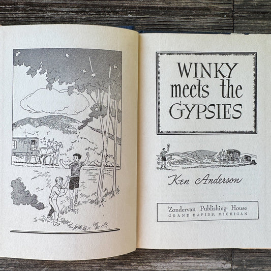 Winky Meets the Gypsies by Ken Anderson, 1947 - Pretty Old Books