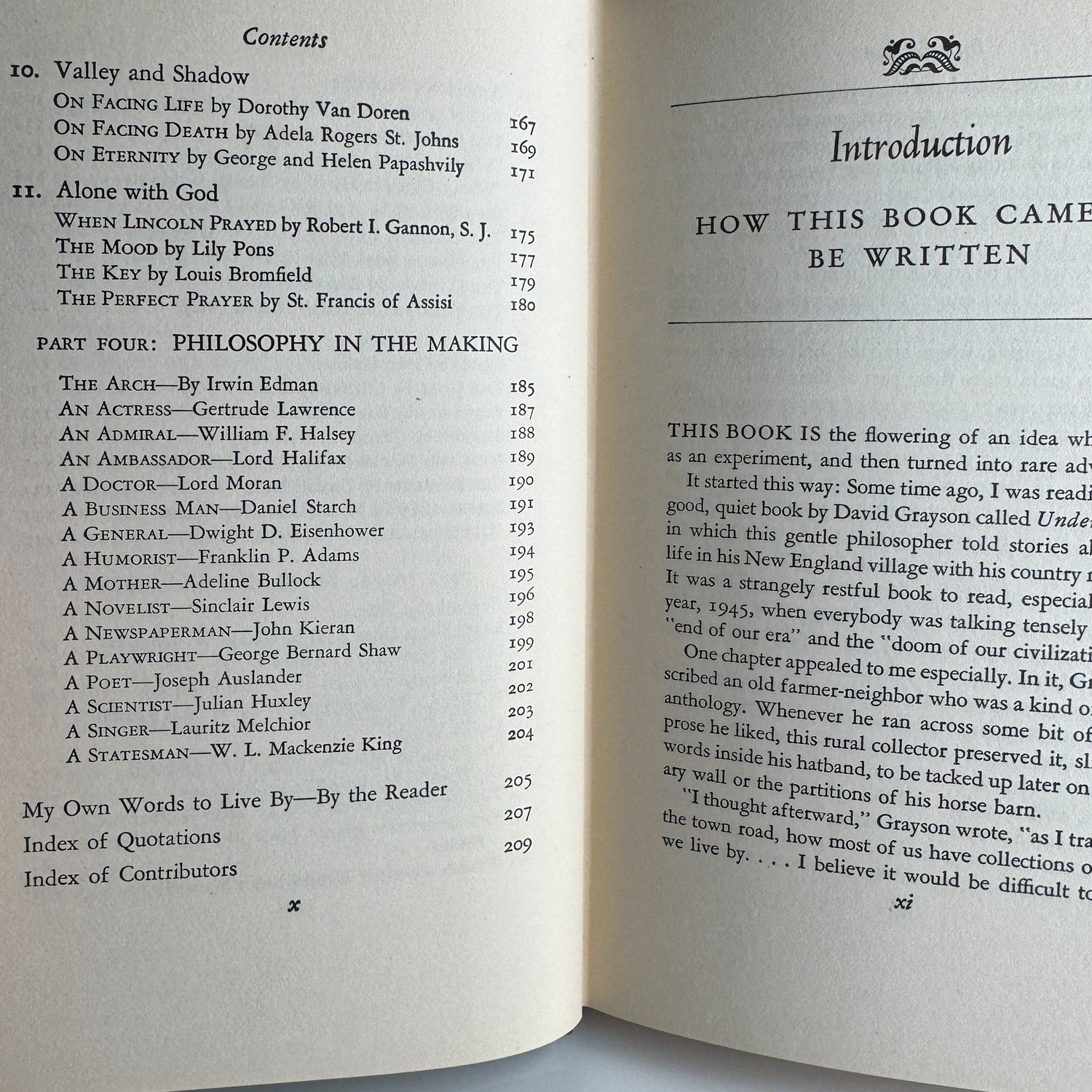 Words to Live By, 1949 Self Help Inspirational Hardcover - Pretty Old Books