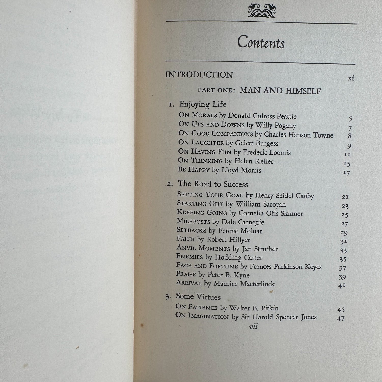 Words to Live By, 1949 Self Help Inspirational Hardcover - Pretty Old Books