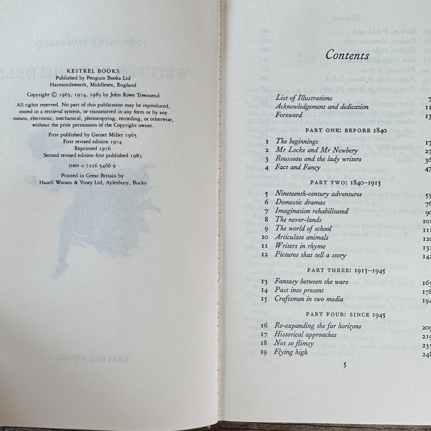 Written for Children, New Edition, John Rowe Townsend, 1983 - Pretty Old Books