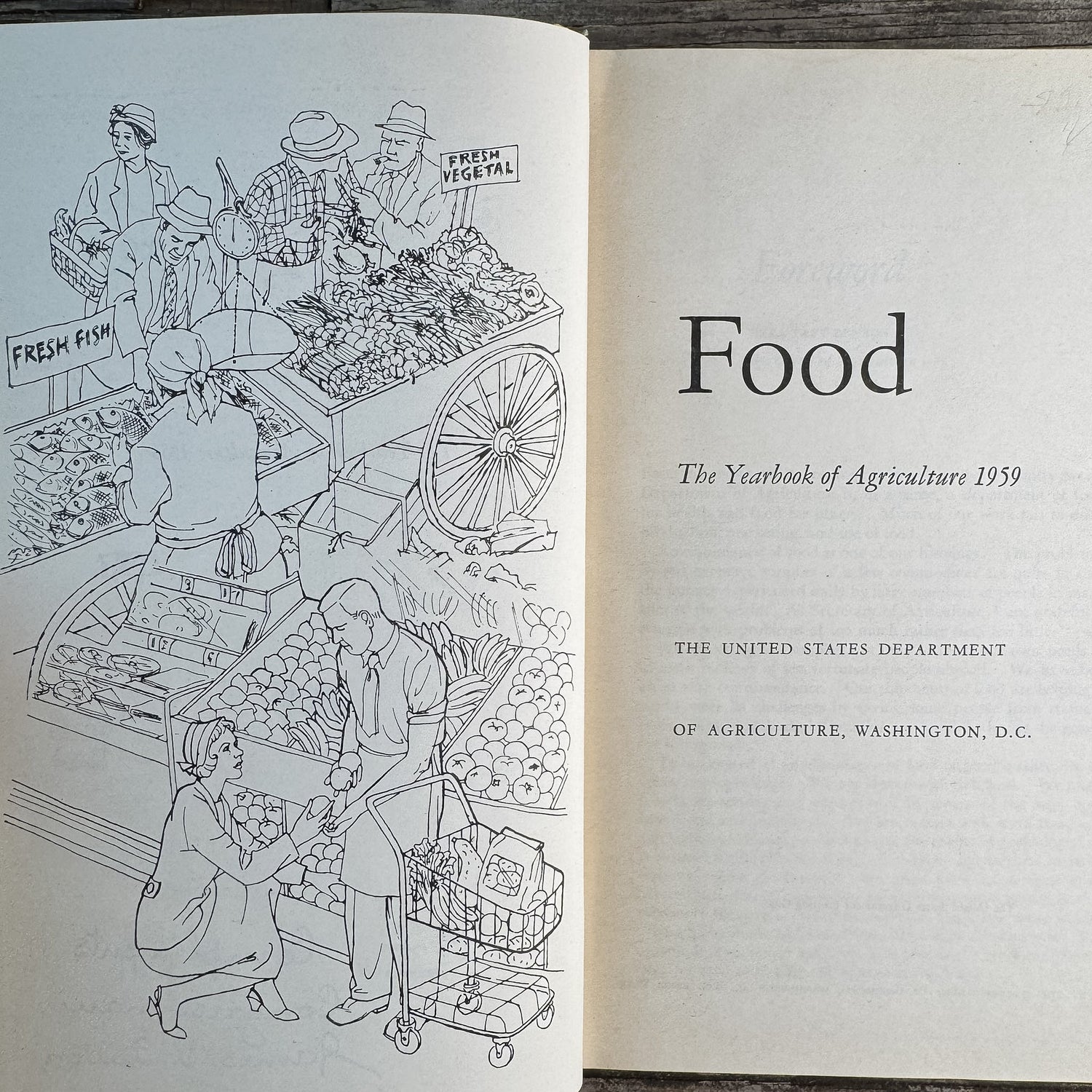 Yearbook of Agriculture 1959: Food, USDA, 1959 - Pretty Old Books
