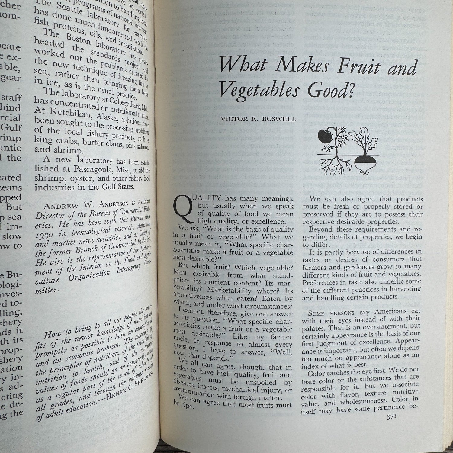 Yearbook of Agriculture 1959: Food, USDA, 1959 - Pretty Old Books