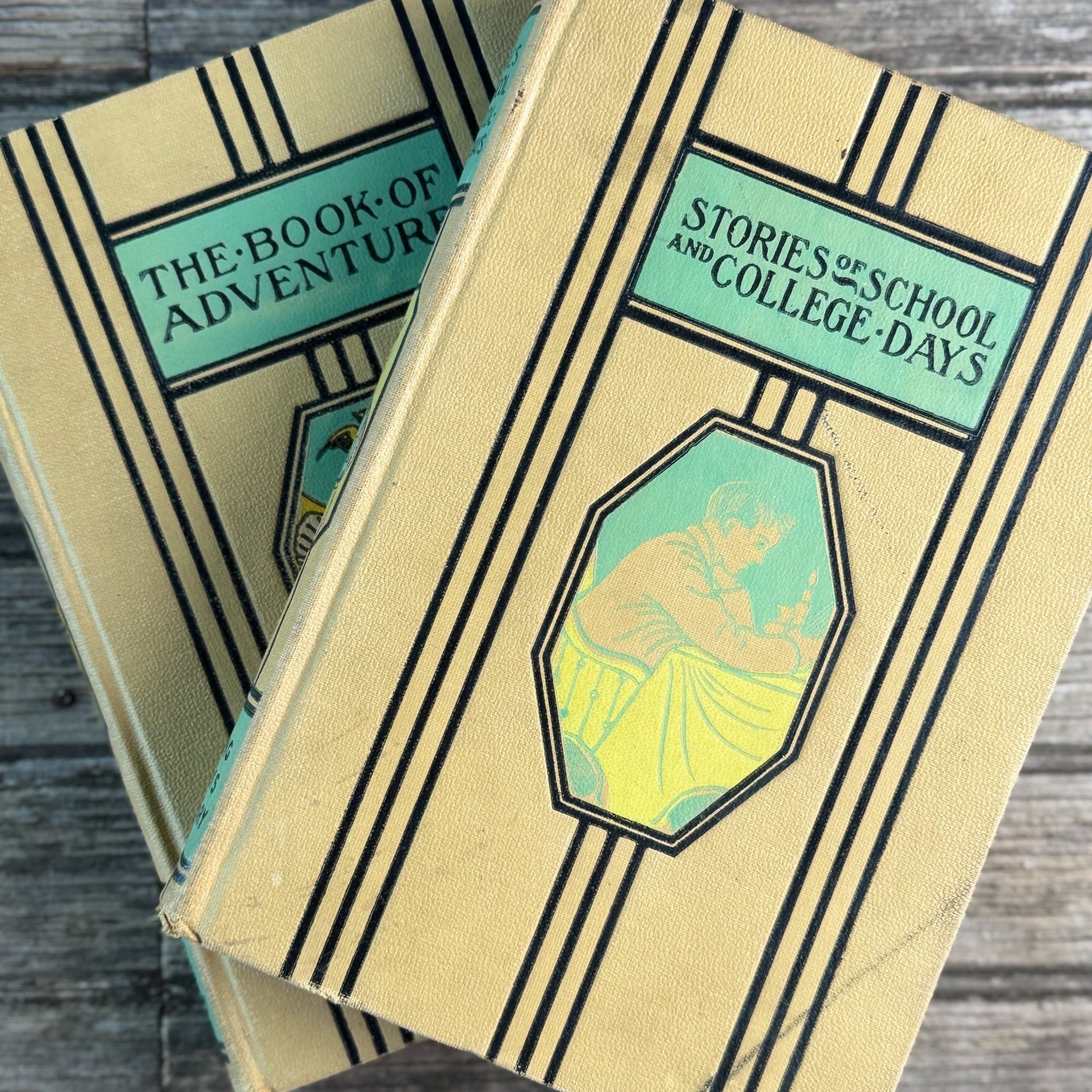 Young Folks Library, Two Volumes, Thomas Bailey Aldrich, 1952 - Pretty Old Books