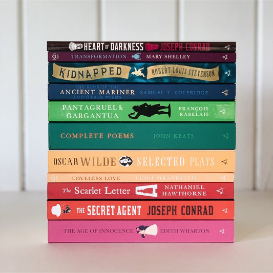 Alma Classics Rainbow Paperback Novel Bundle, Instant Library, UK Book Set - Pretty Old Books