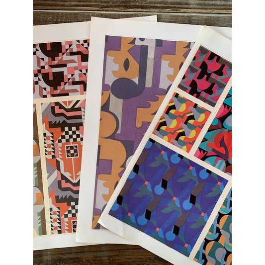 Book Plates for Framing, Vintage and Antique Book Art Prints, 7 pieces - Pretty Old Books