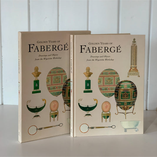 Golden Years of Faberge Slipcased Coffee Table Book, Hardcover, 2000 - Pretty Old Books