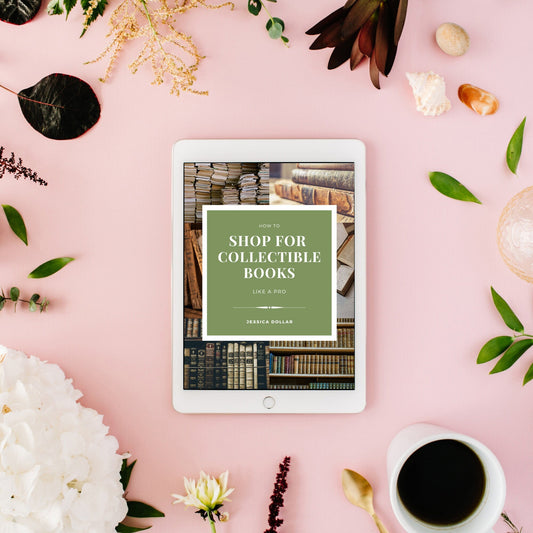 How To Shop For Collectible Books Like a Pro - Ebook - Instant Download - Pretty Old Books