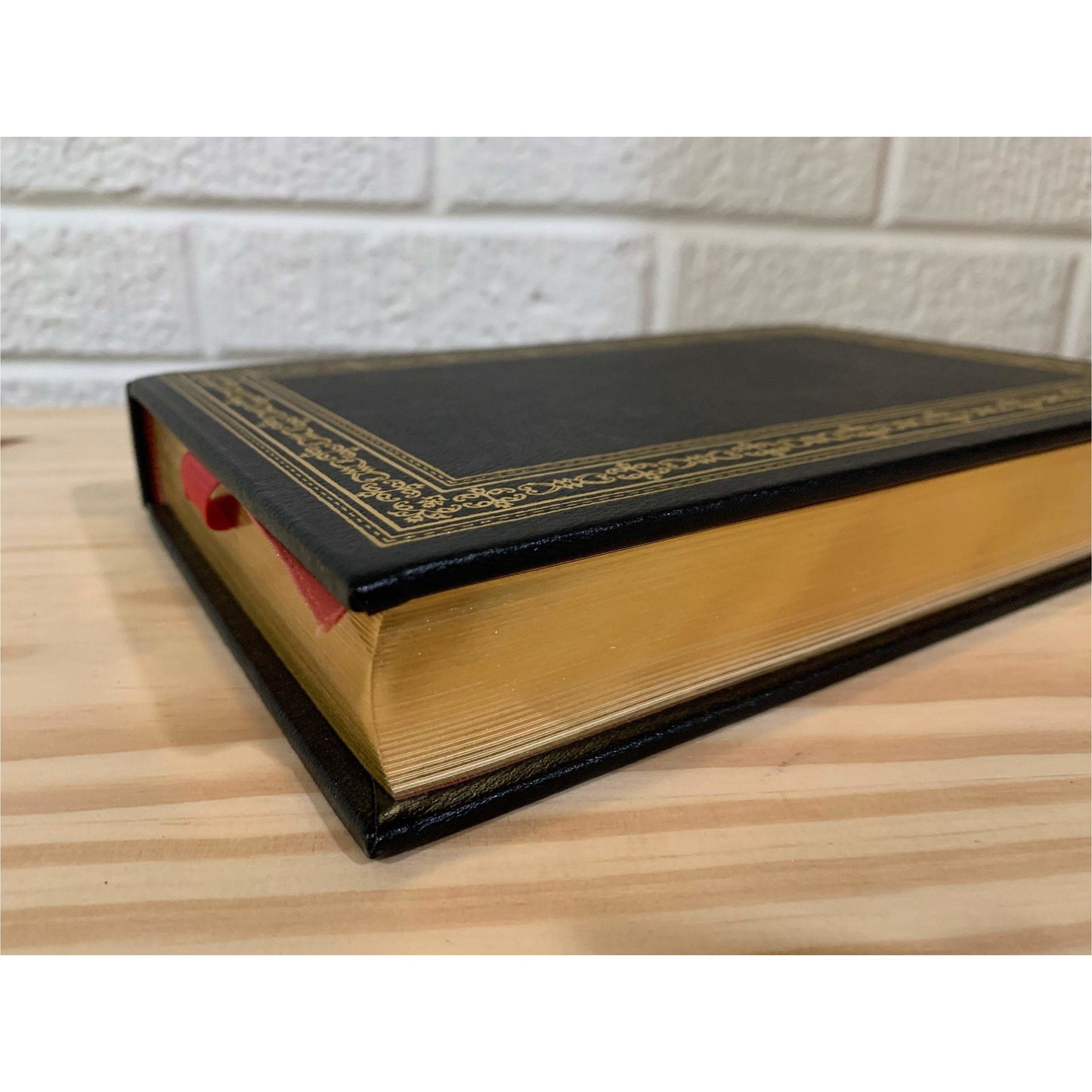 The Red and the Black, Stendhal, Franklin Library, Ornate Leather Book