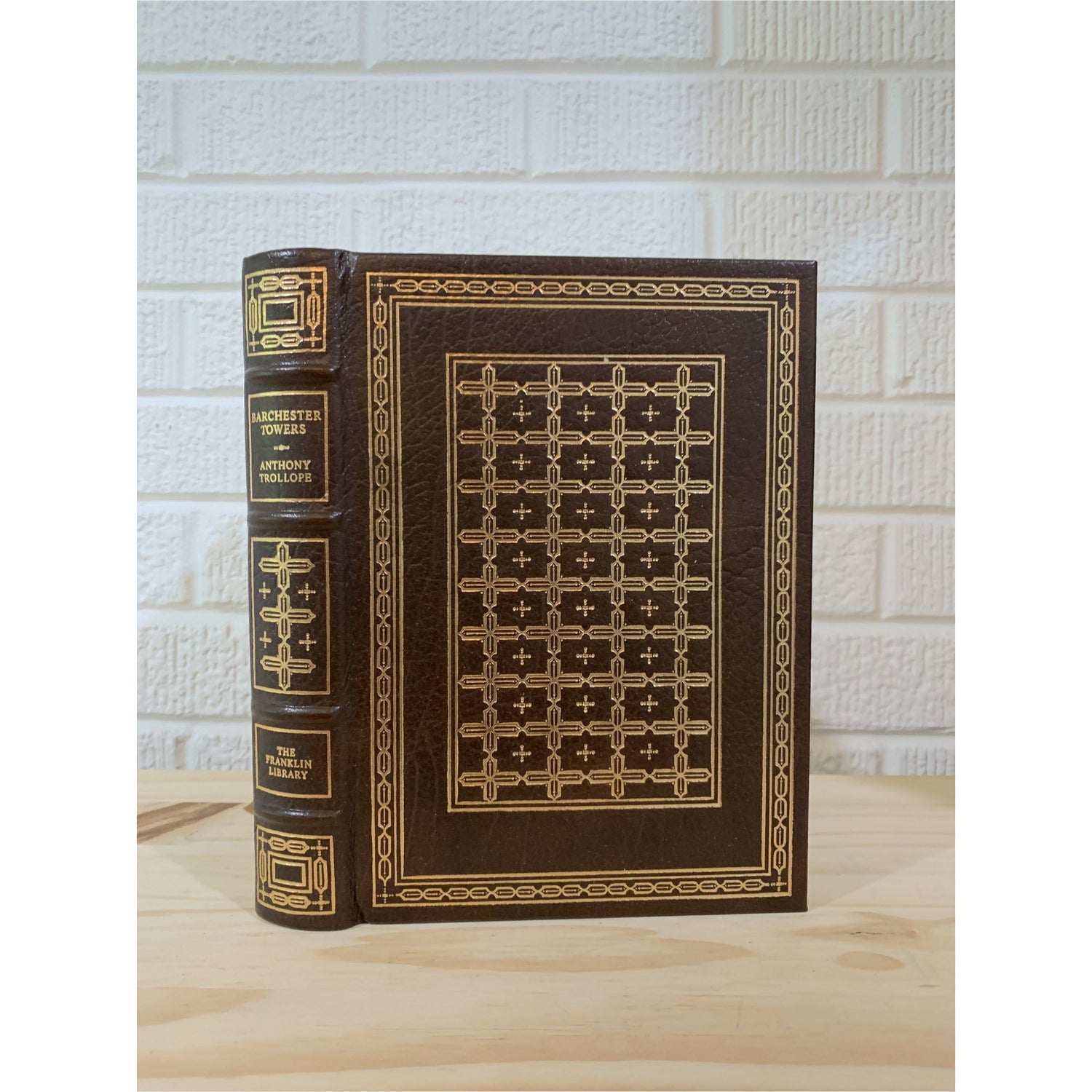 Barchester Towers, Anthony Trollope, Franklin Library, Ornate Leather Book, Limited Edition