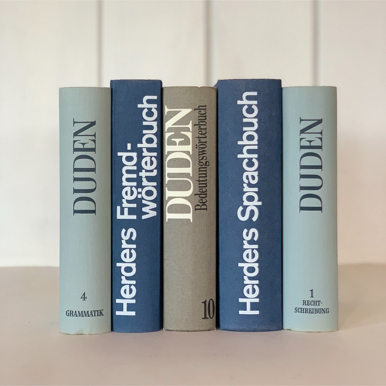 German Language Duden Dictionary Set, Mid Century Book Bundle