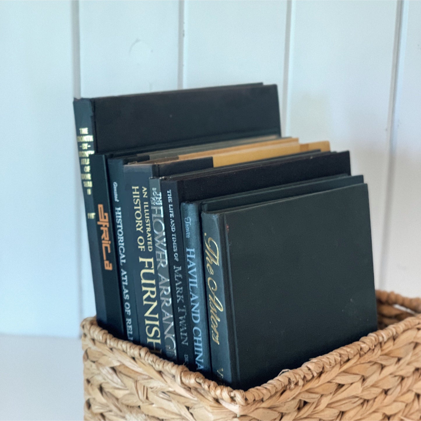Black Vintage Decorative Books - Coffee Table Book Set