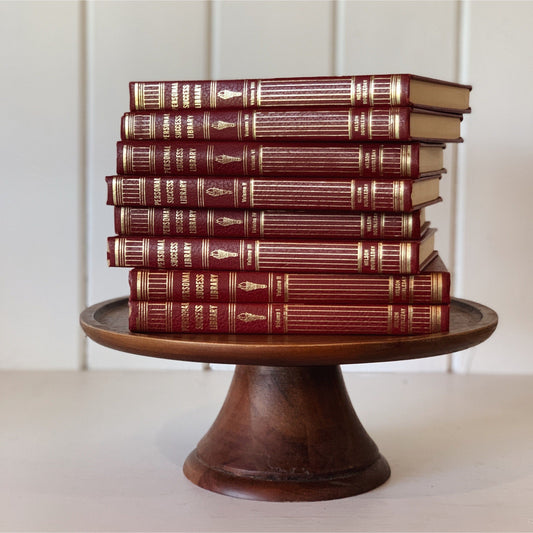 Personal Success Library Vintage Red and Gold Book Set, 1965
