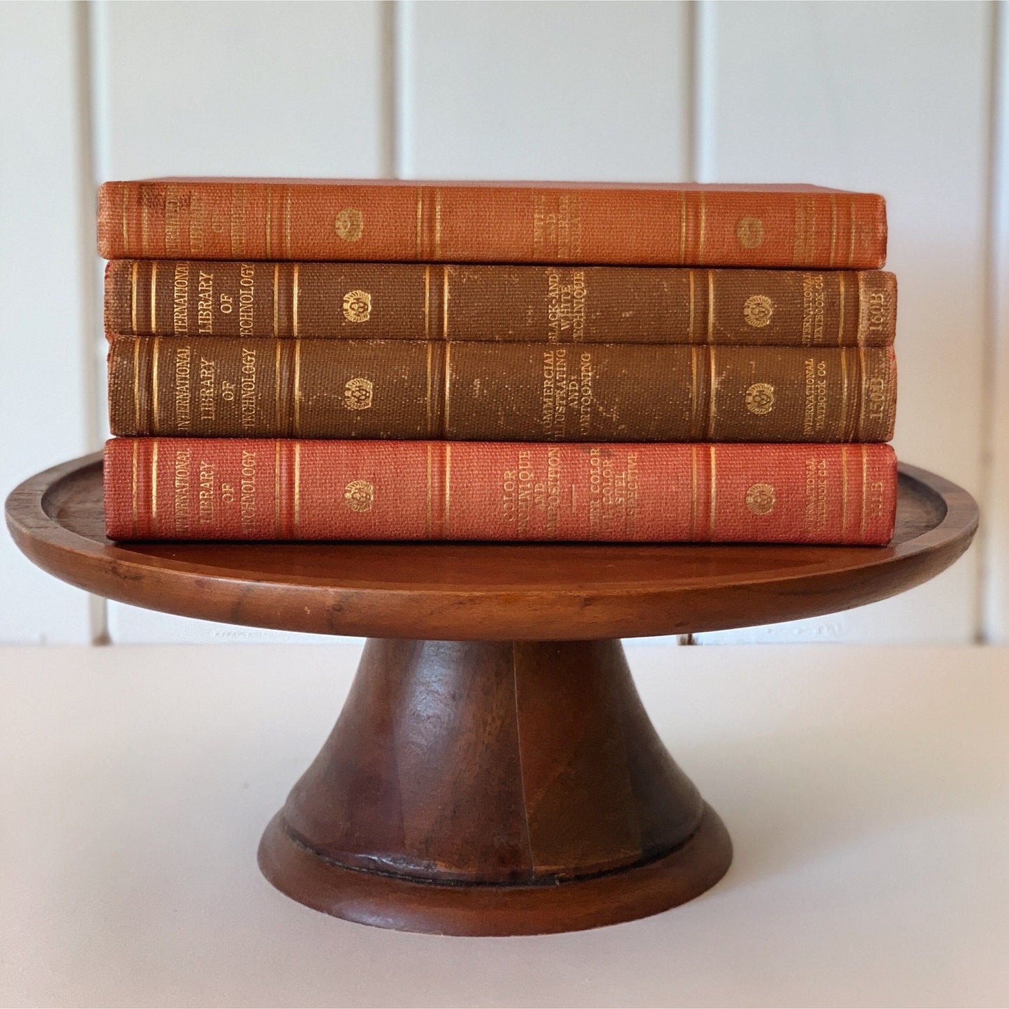 International Library of Technology Antique Red Book Set, Art Instruction Books