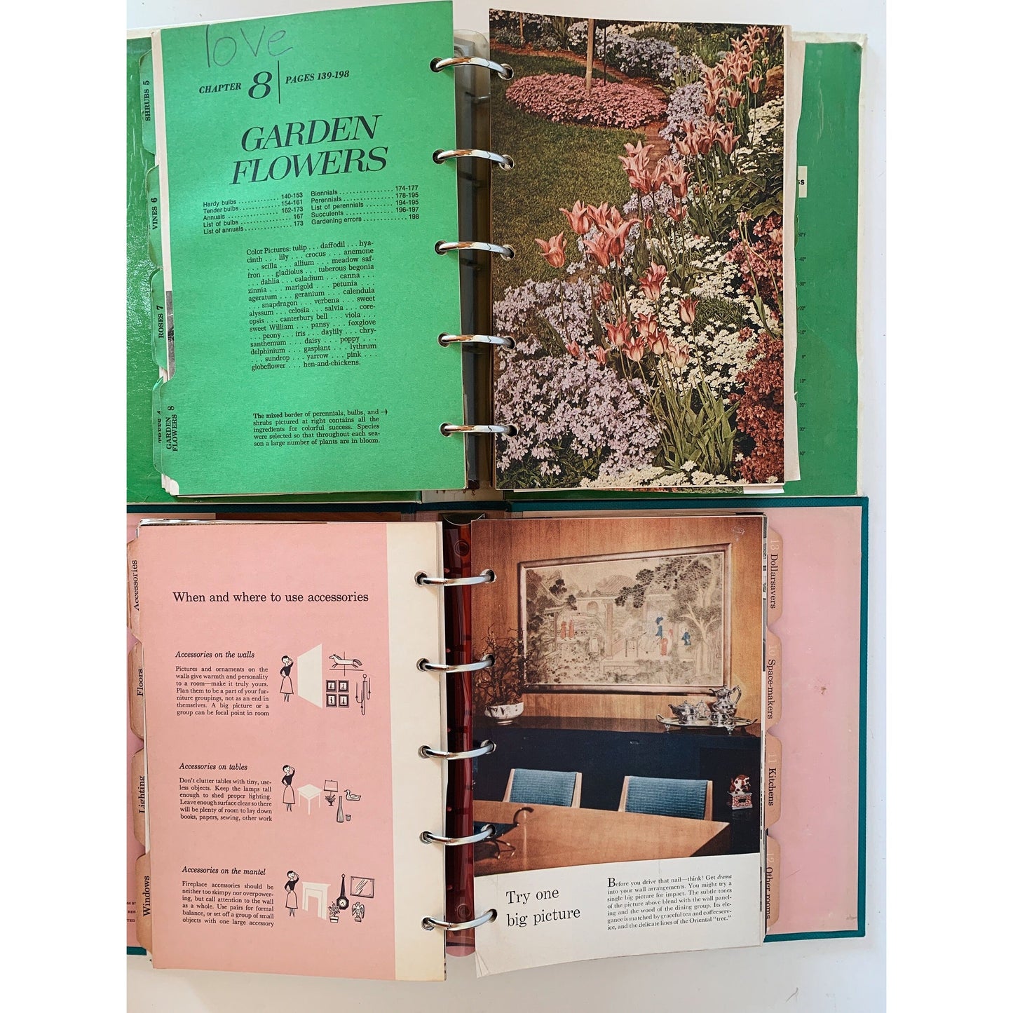 Better Homes and Gardens Binder Book Set, Gardening, Handyman Book, Decorating Book