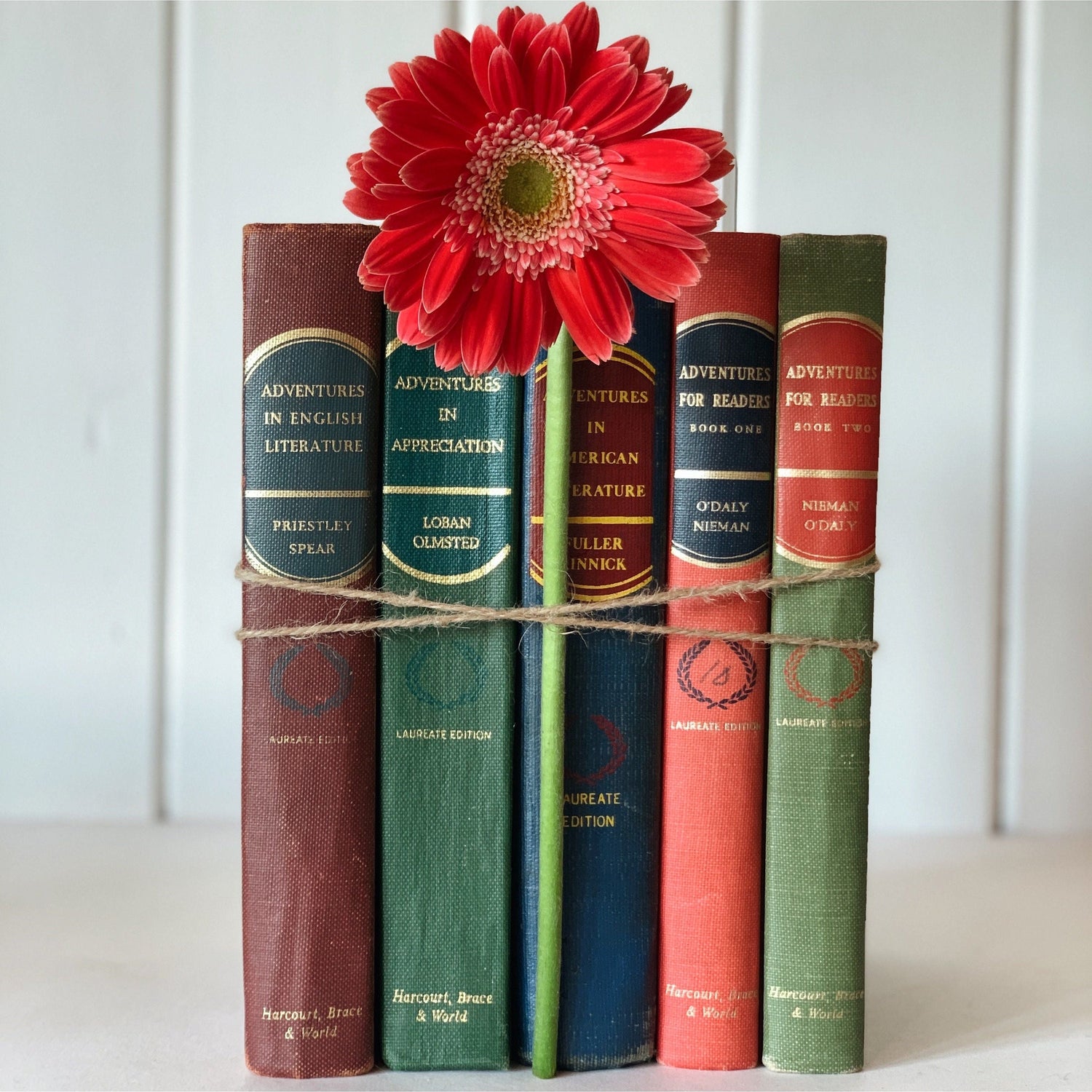 Mid Century English School Book Set, Laureate Editions, Adventures in English