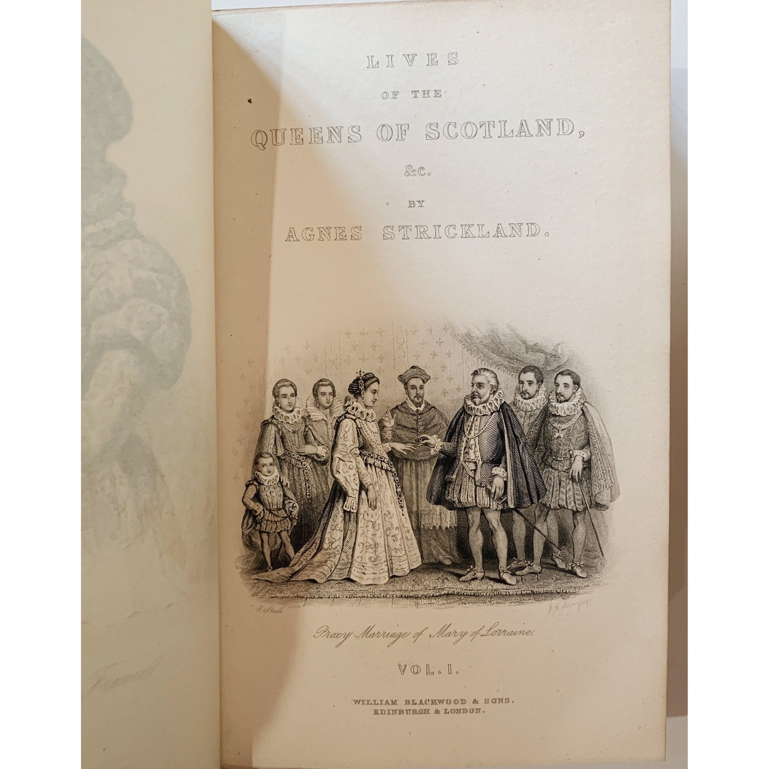 Agnes Strickland Books, Lives of the Queens of England, Scotland, Last Four Princesses of the Royal House of Stuart, Leather 1800s