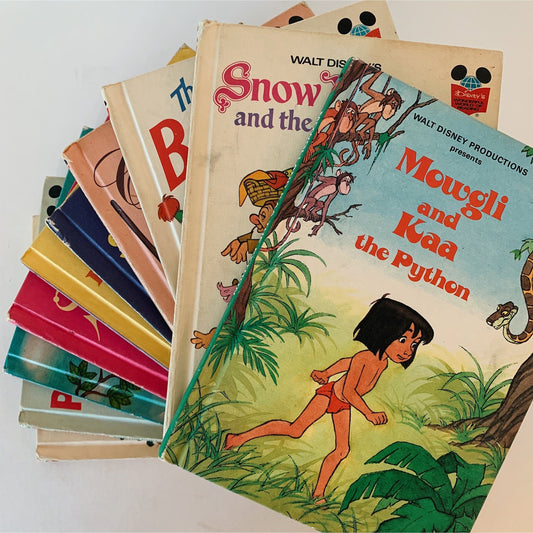 Disney's Book Club Books, Vintage Children's Books, Nursery Decor, Unique Baby Shower Gift