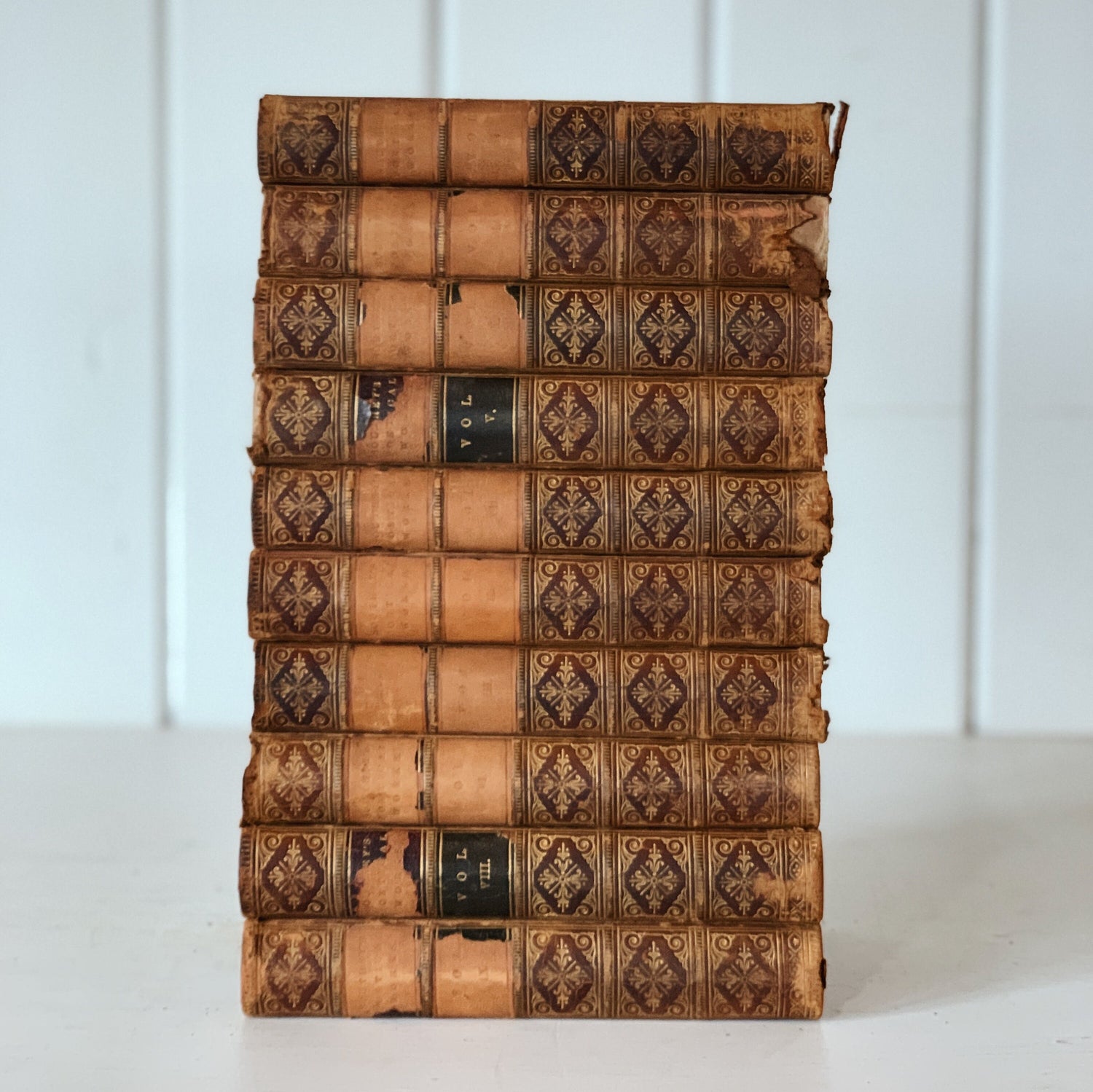 The Poetical Works of Robert Southey in Ten Volumes 1864 Leather Bound Books