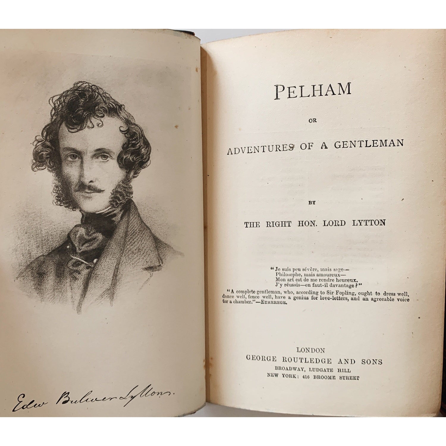 Bulwer's Works, Lord Lytton, George Routledge and Sons, Knebworth Edition, 1875