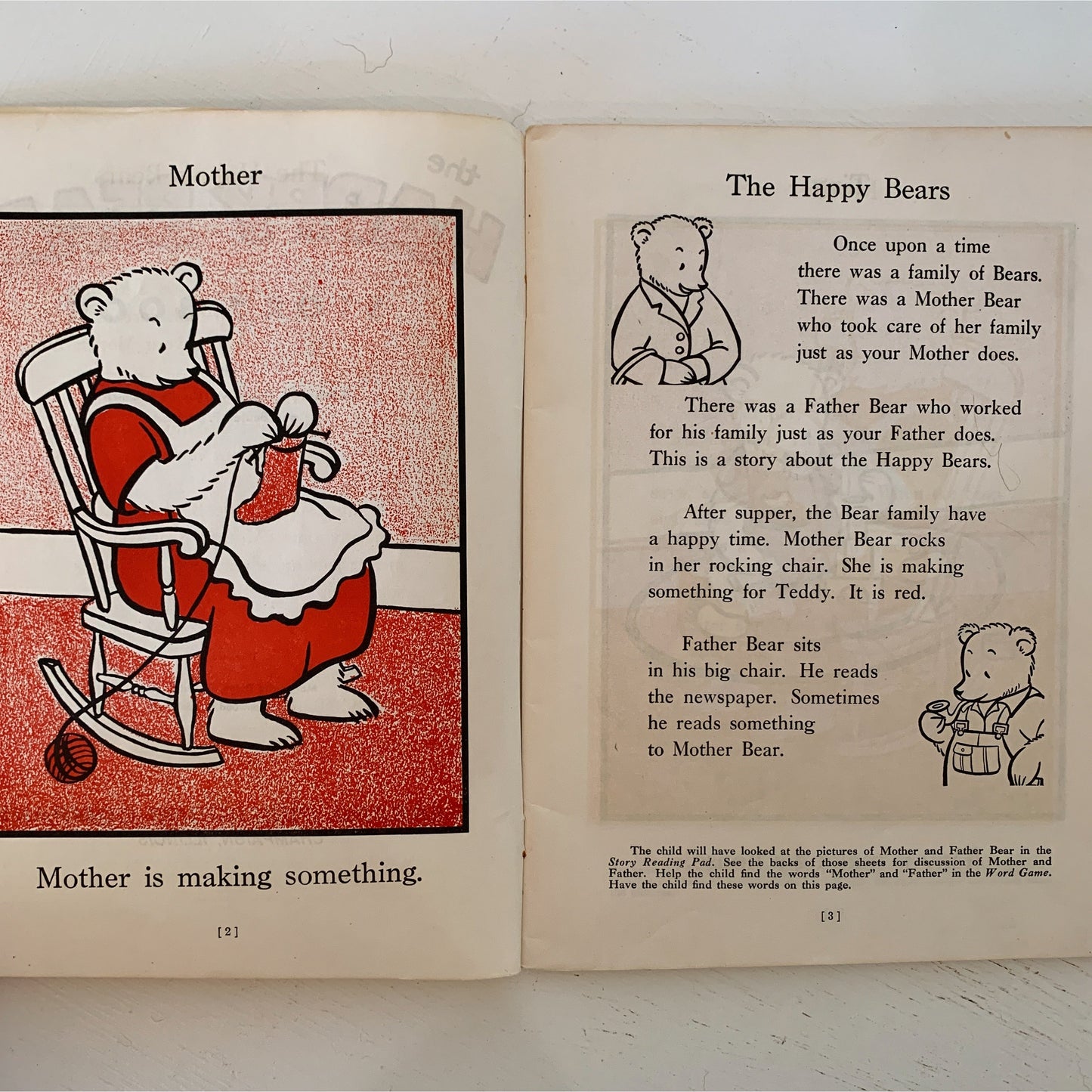 The Happy Bears, A Dolch Story Book, Paperback, 1956
