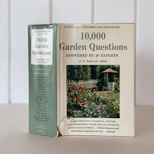 10,000 Garden Questions Answered, 1959, Hardcover