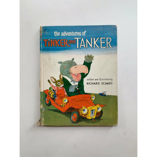The Adventures of Tinker and Tanker Vintage Richard Scarry Hardcover 1961