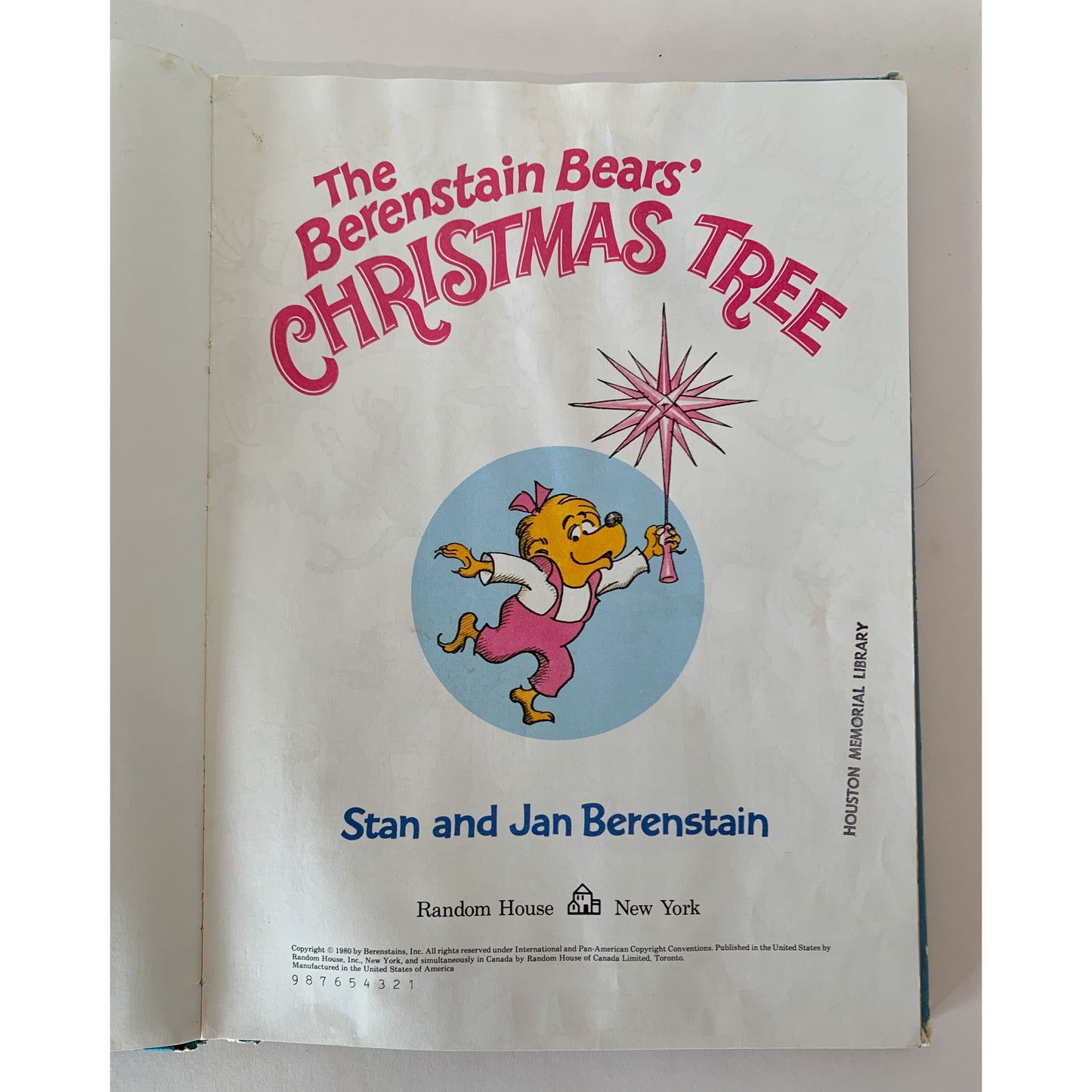 The Berenstain Bears' Christmas Tree, Hardcover, 1980, First Edition