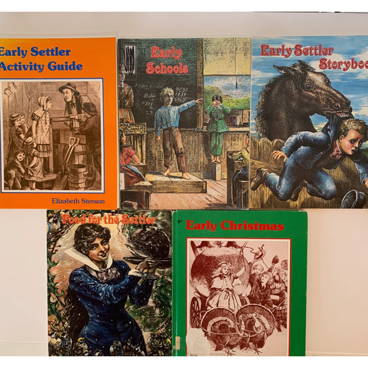 Early Settler Book Set for Homeschooling - Pioneer Life